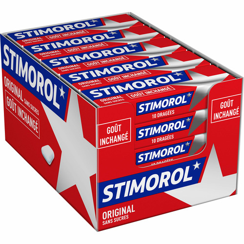 Boite de 25 Stimorol sans sucre