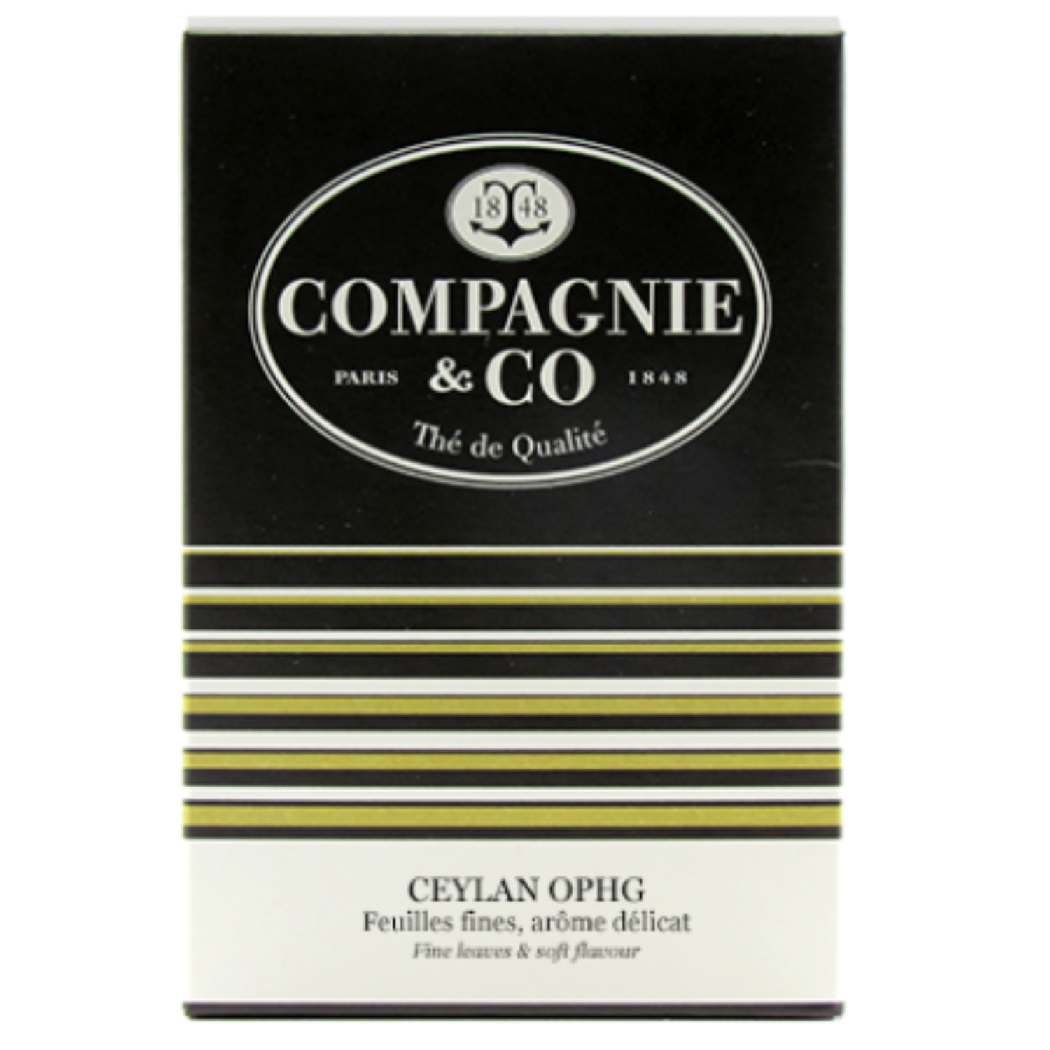 Compagnie & Co – Thé Noir Ceylan OPHG 25 sachets