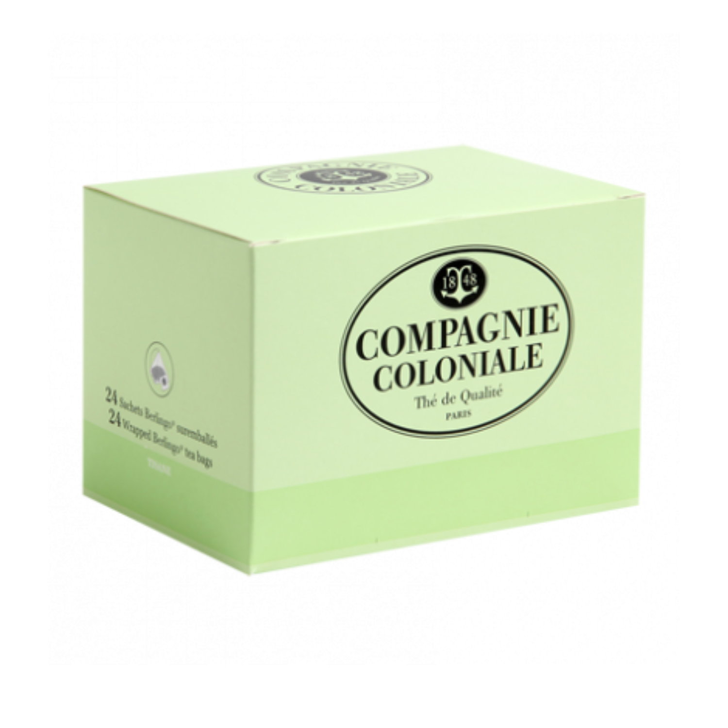 Compagnie & Co - Tisane Verveine Menthe - Boite de 24 sachets suremballés