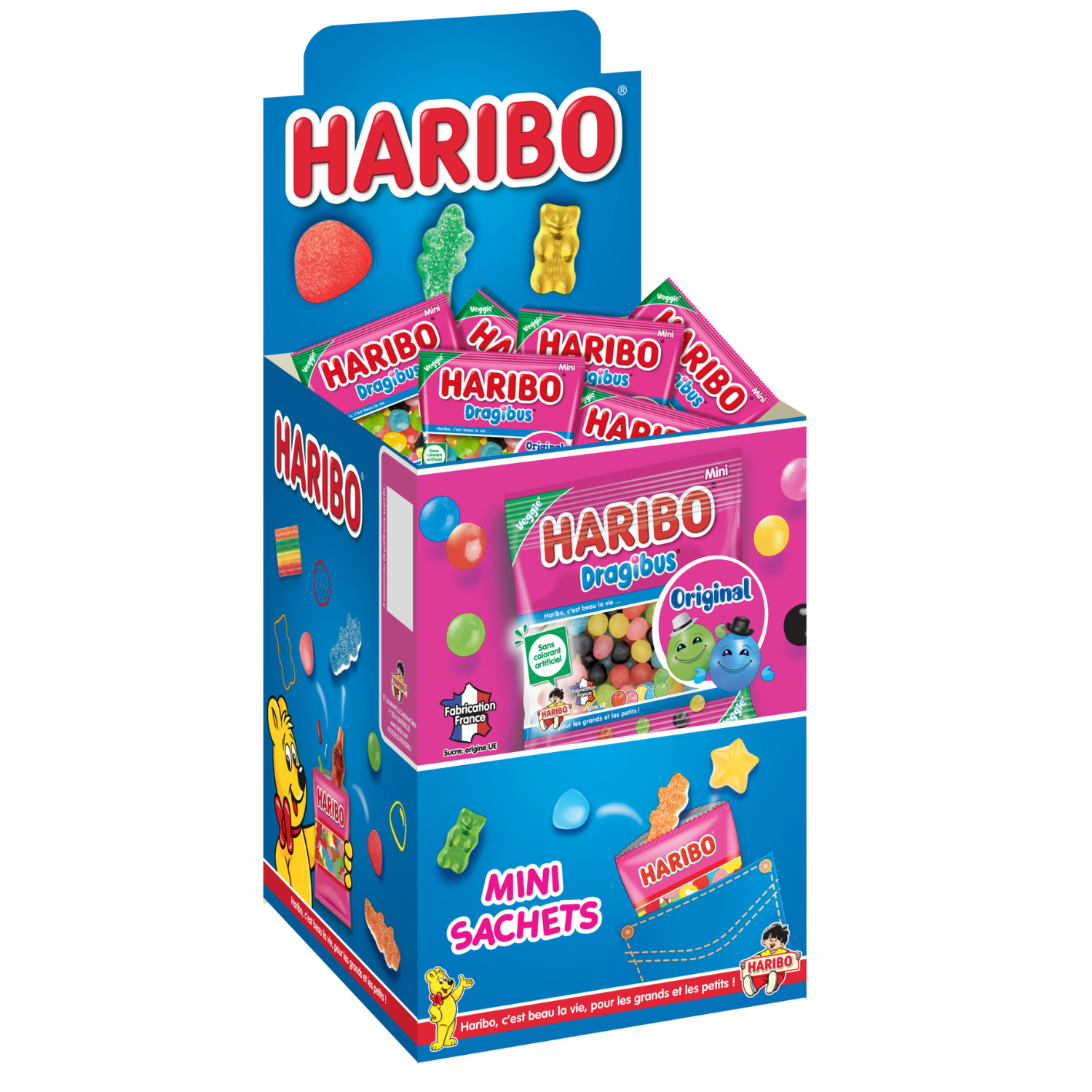 DRAGIBUS 40gr , 30 SACHETS HARIBO