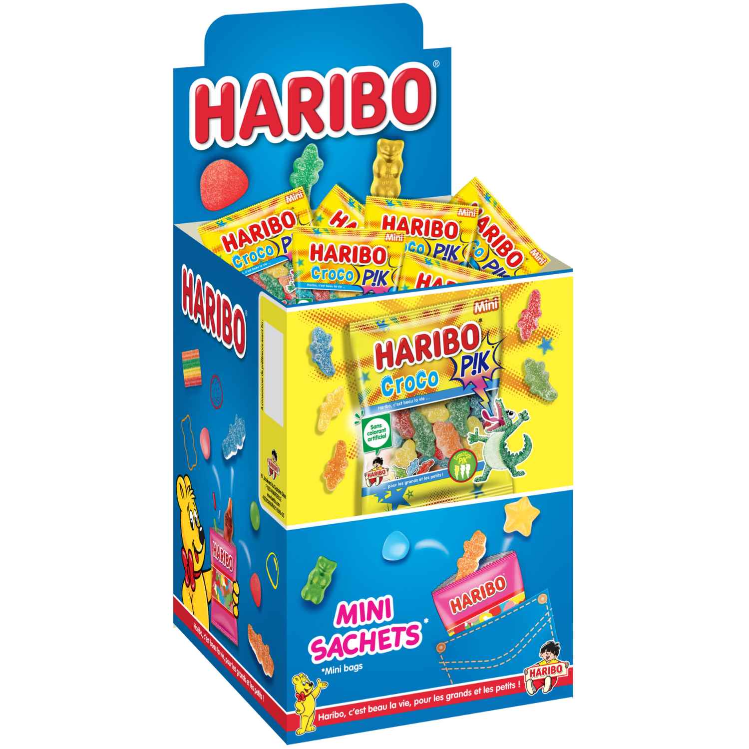 Boite 30 sachets Croco Pik 40gr Haribo