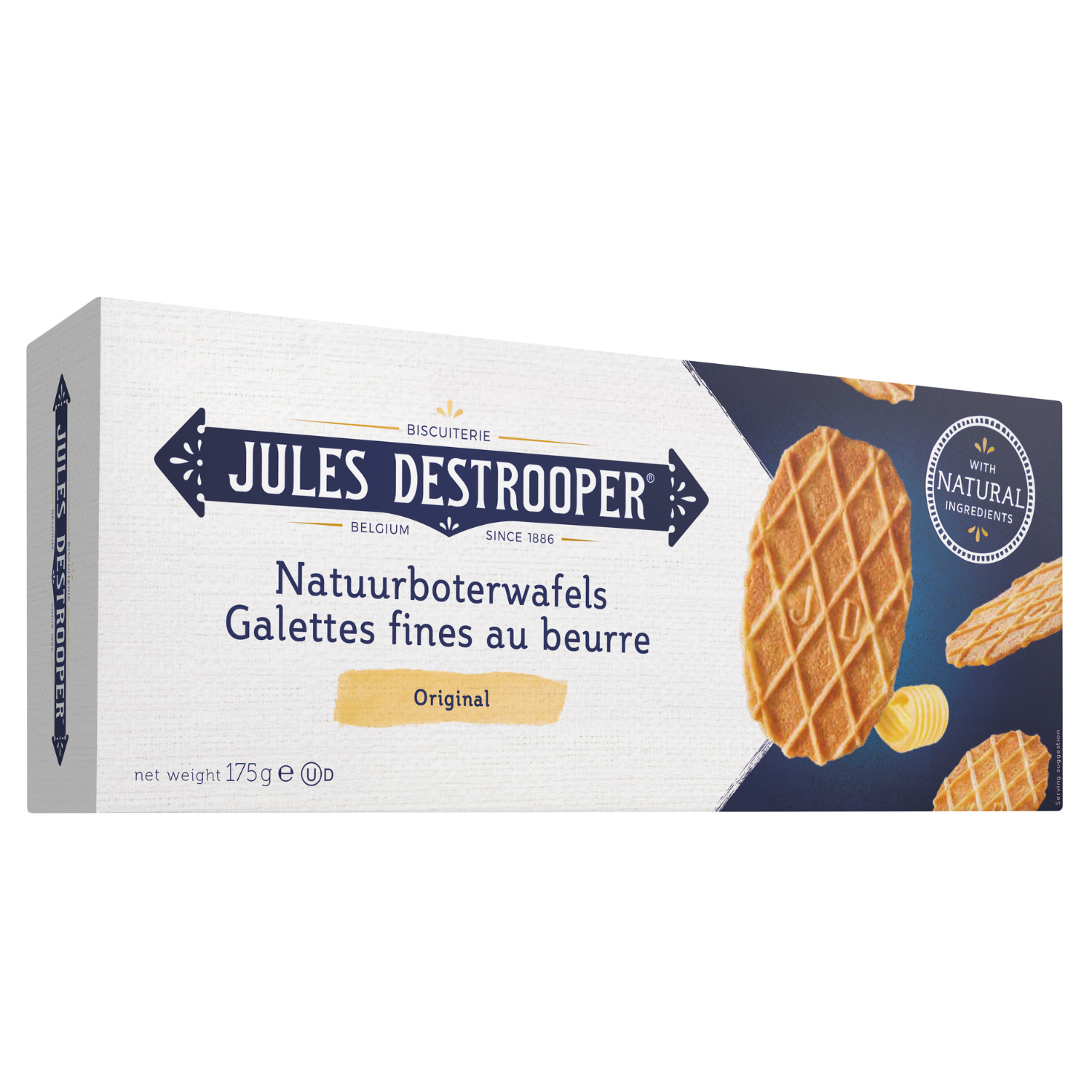 Boite de galettes fines au beurre 175g Jules Destrooper