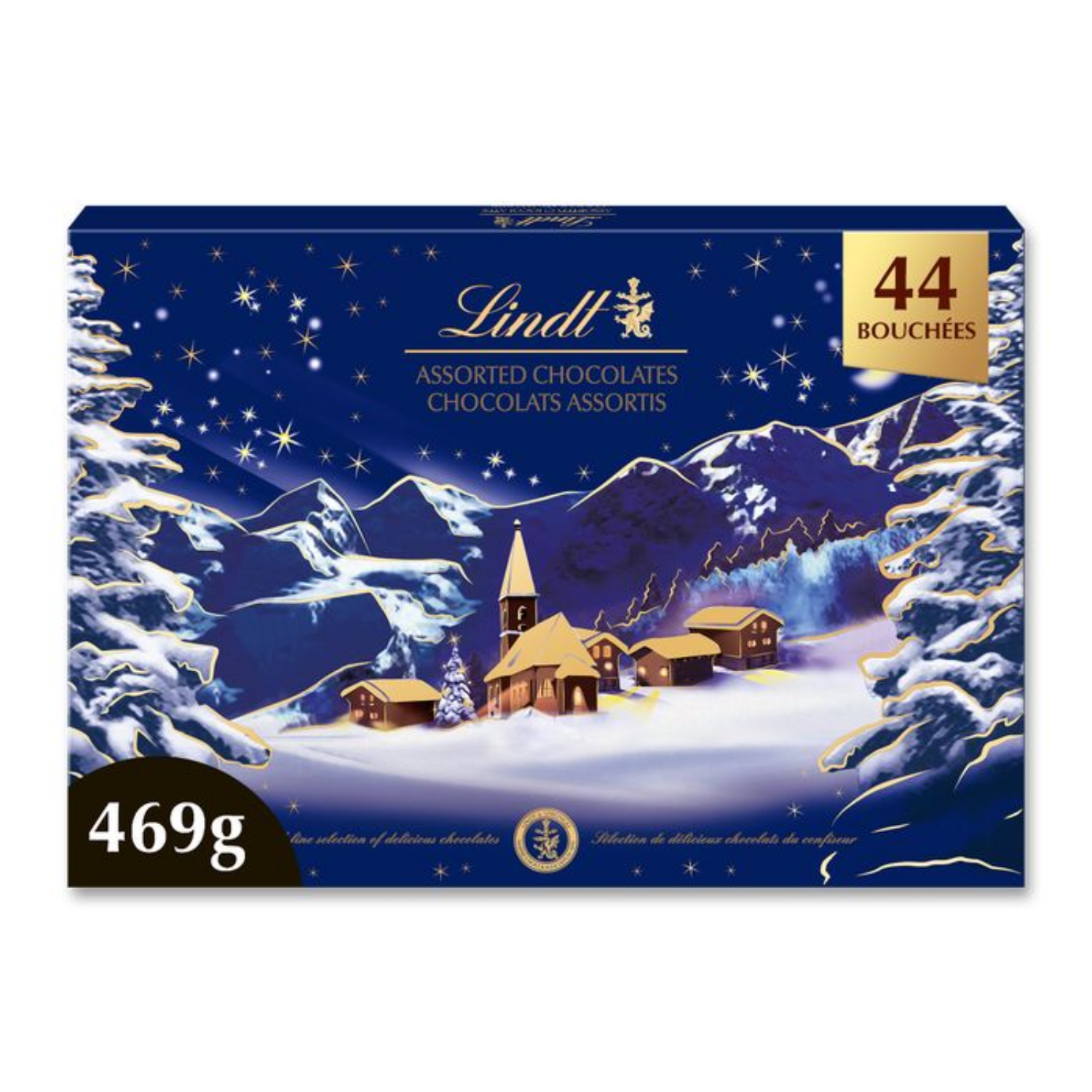 Boîte Paysage de Noël – Chocolats Assortis 469g Lindt