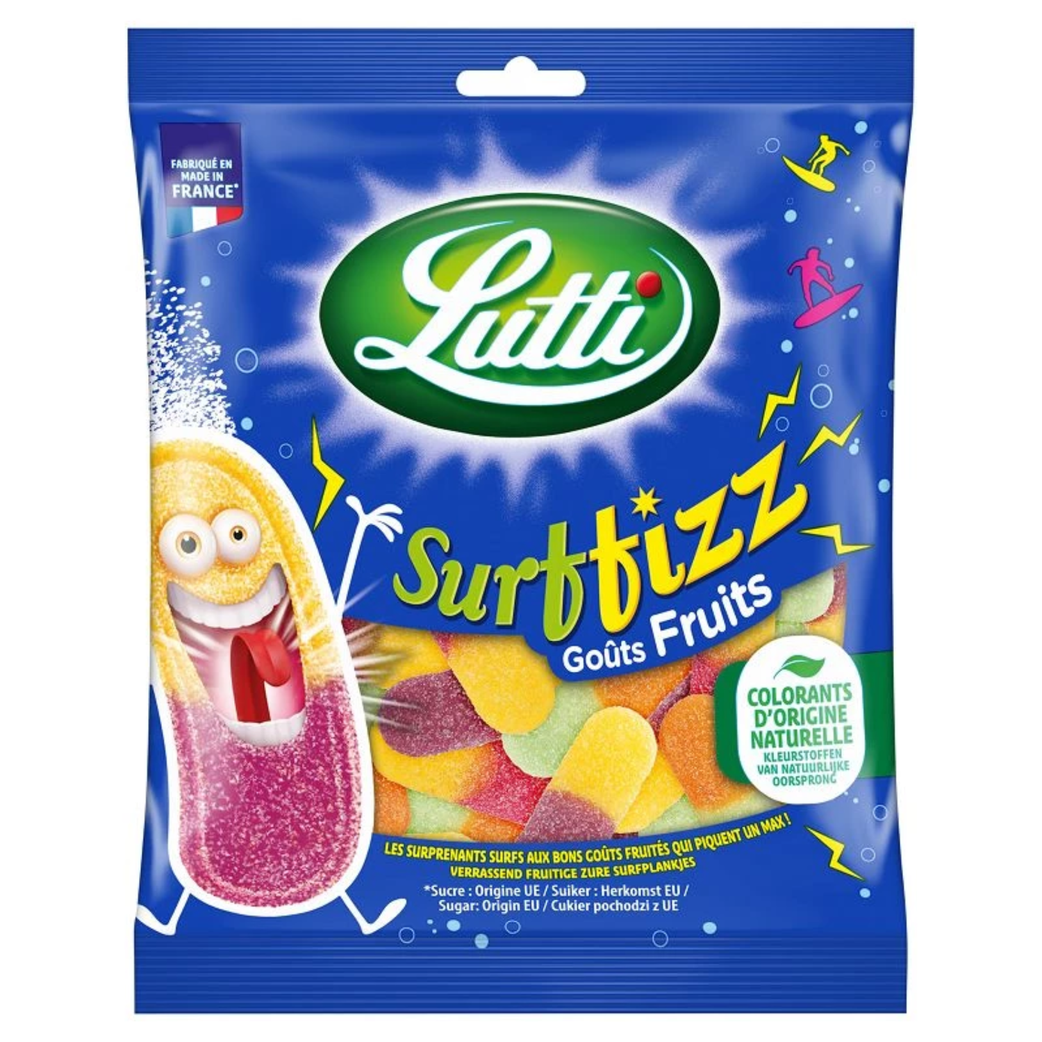 Cartons de 16 sachets Surffizz 100g Lutti