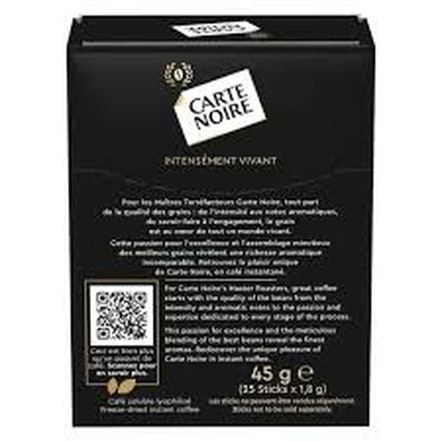 Carte Noire Soluble Classique la boîte de 45g - 25 sticks Carte Noire Soluble Classique la boîte de 45g - 25 sticks