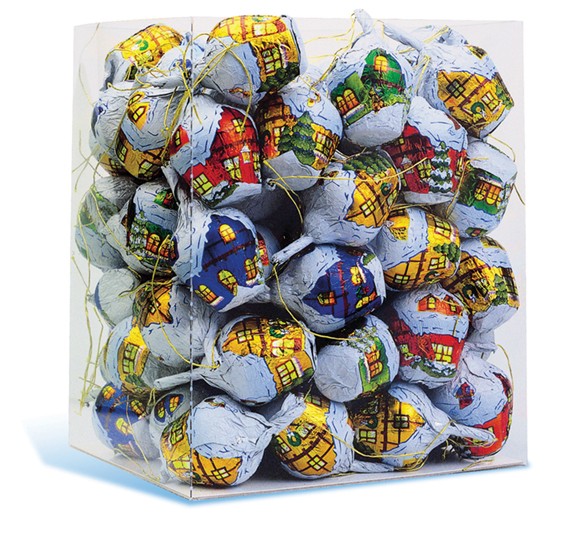 Maisonnettes au chocolat au lait, boite de 60, ABTEY