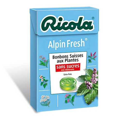RICOLA ALPIN FRESH, boite de 20