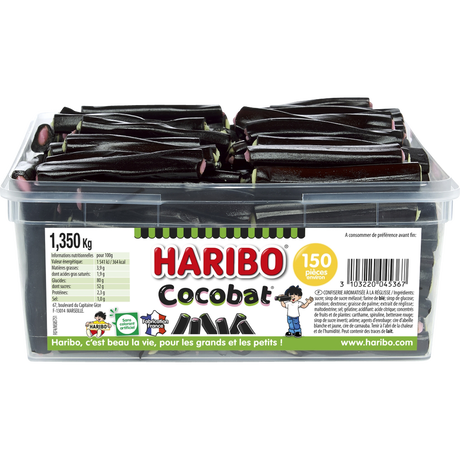 Bac de 150 pièces de Cocobat Haribo