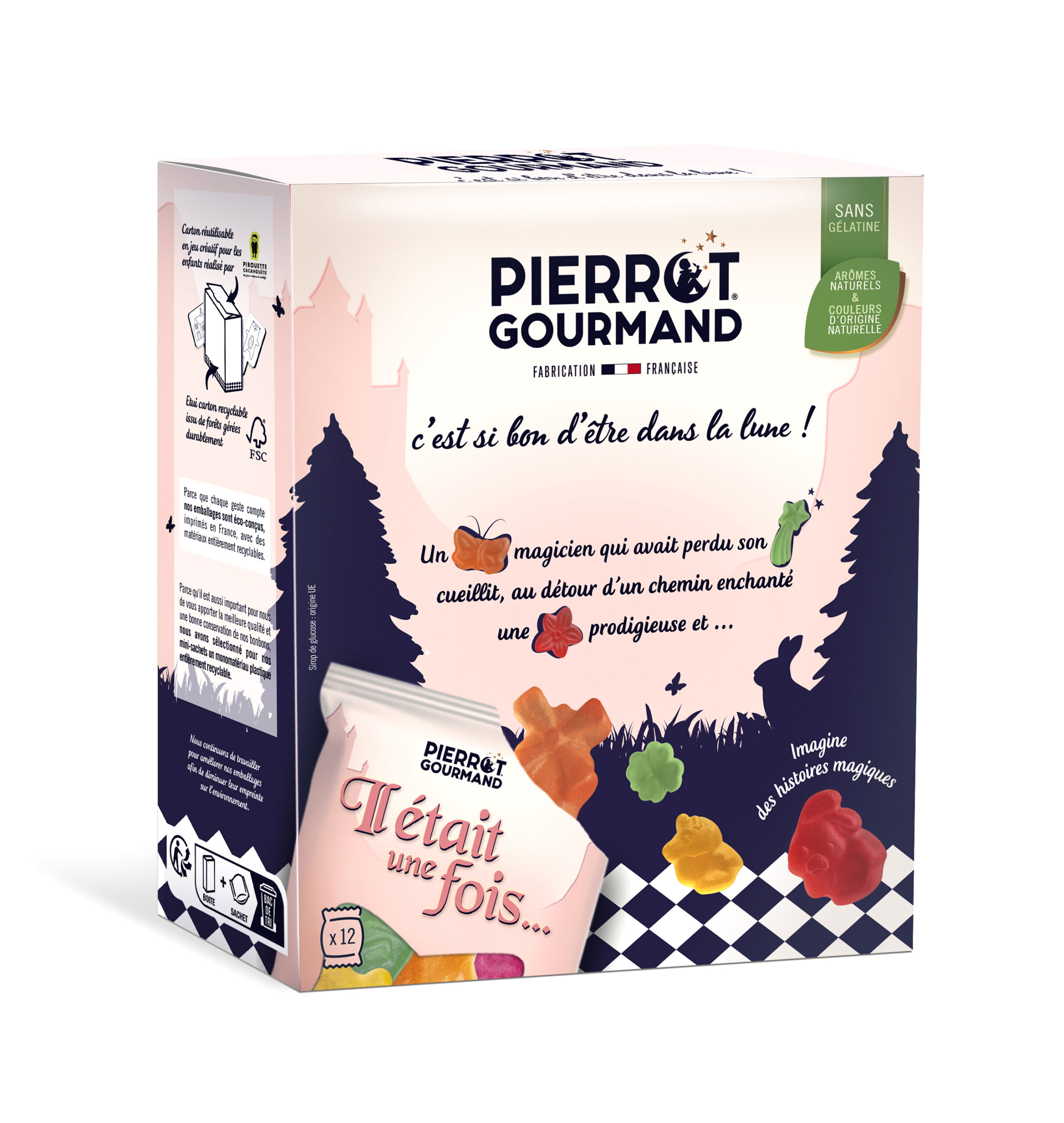 Boite de 12 Mini Sachets Il Etait Une Fois Pierrot Gourmand