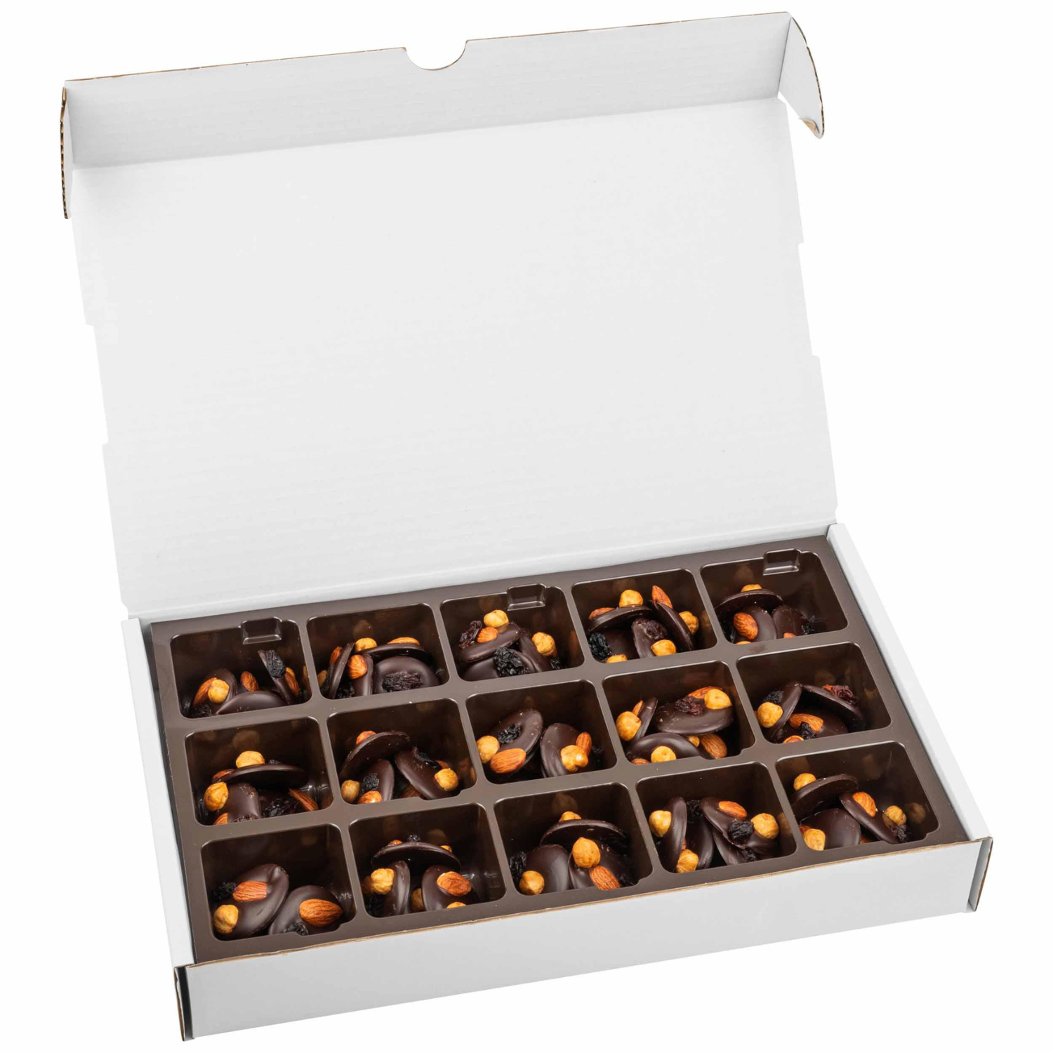 Boîte de mendiant au chocolat noir 1kg Chevalier d'Argouges