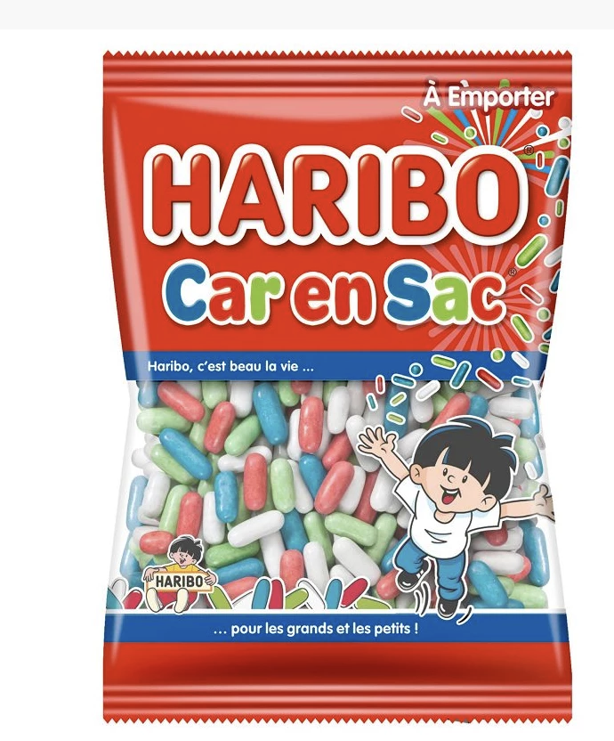 Carton de 30 sachets Carensac 120gr Haribo