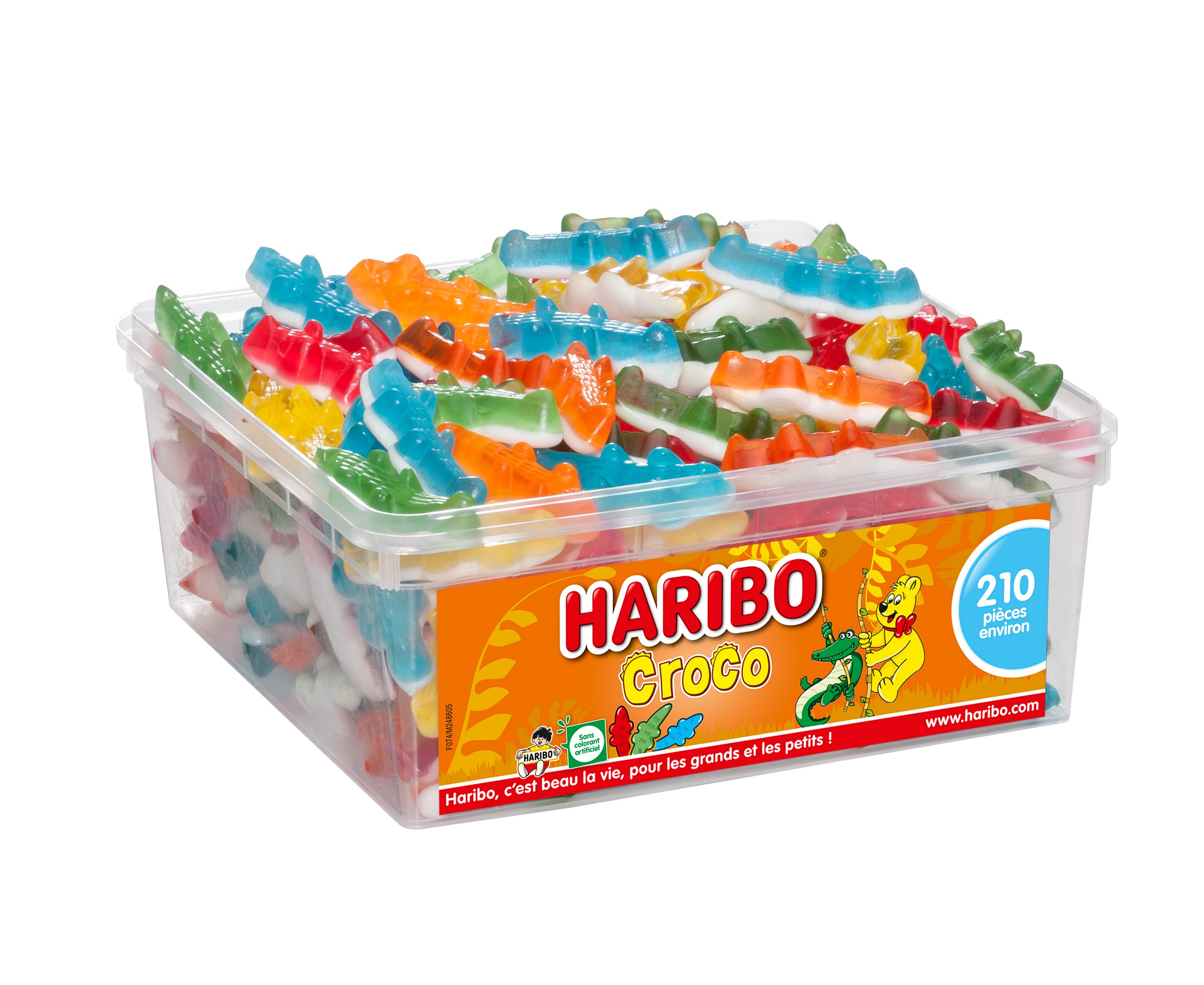 Bac de 210 pièces Croco Haribo