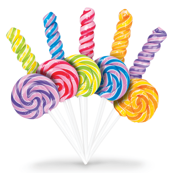 Rainbow lollies  ASST  X 10