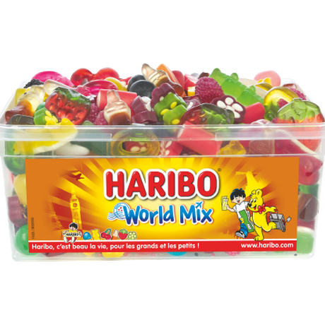 Tubo de World mix 900gr, Haribo