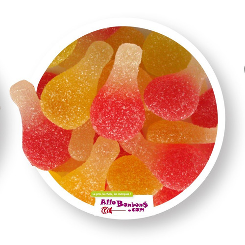 4 sachets de 120 gr HARIBO ORANGINA PIK