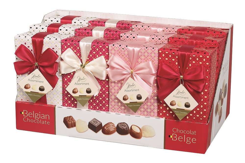 Ballotin d’assortiment de chocolats Love Line 250gr Hamlet