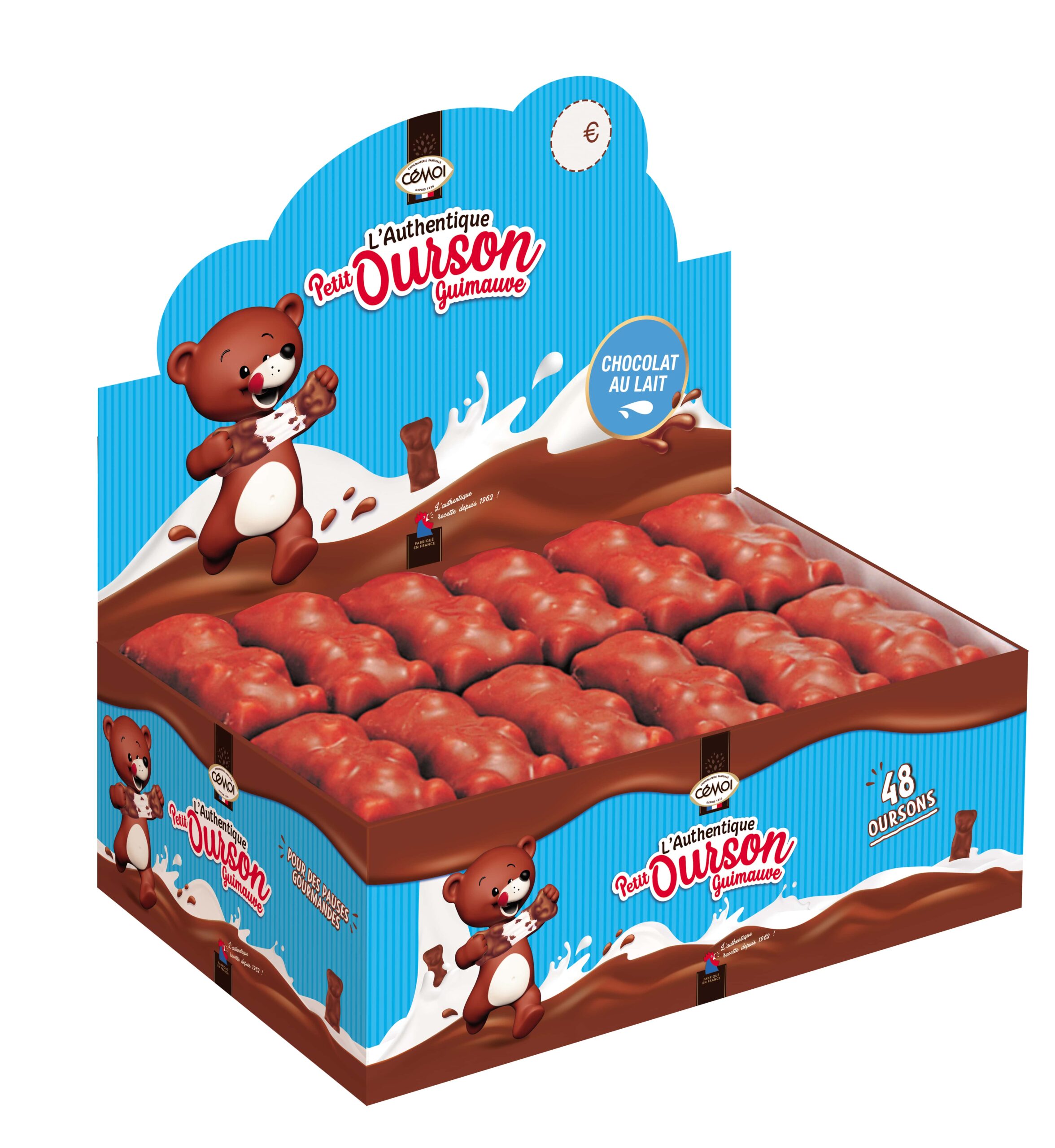 Oursons guimauve, CEMOI, geants boite de 48 X2