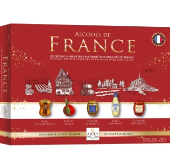 Coffret Alcools de France Abtey 250g