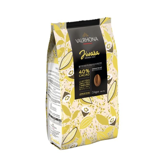 Sac de fèves de chocolat au lait Jivara 40% 3kg – Valrhona