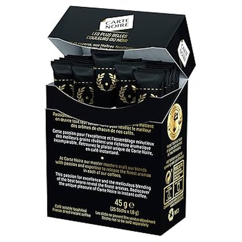 Carte Noire Soluble Classique la boîte de 45g - 25 sticks Carte Noire Soluble Classique la boîte de 45g - 25 sticks
