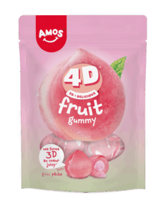 Amos Fruit Pêche 4D 120gr