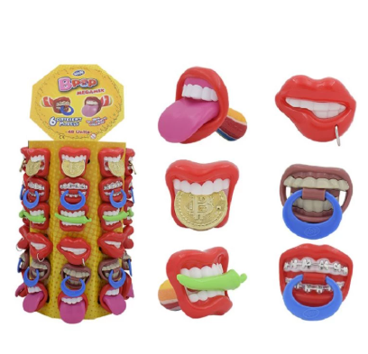 Sucette B-Pop Mega Mix – Présentoir Tower de 48 sucettes