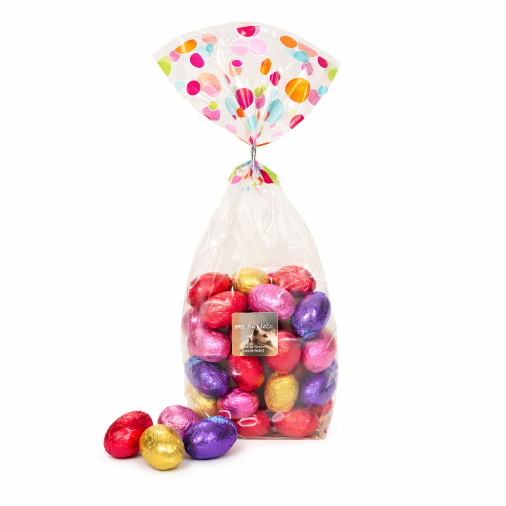 Œufs pralinés assorties, sac de 400gr