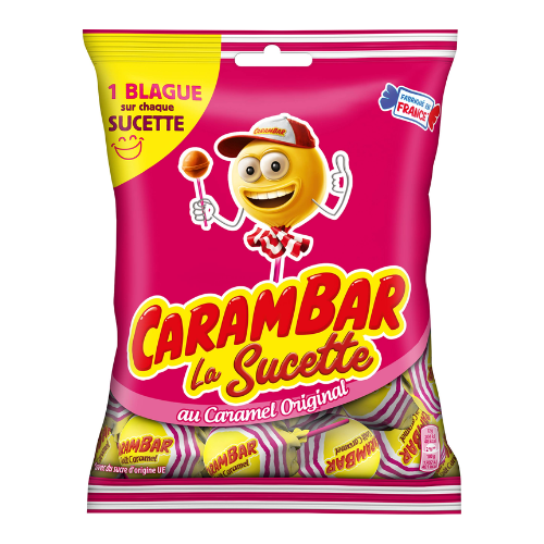 Carambars sucettes caramel 84gr