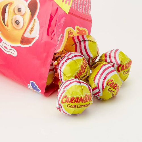 Carambars sucettes caramel 84gr