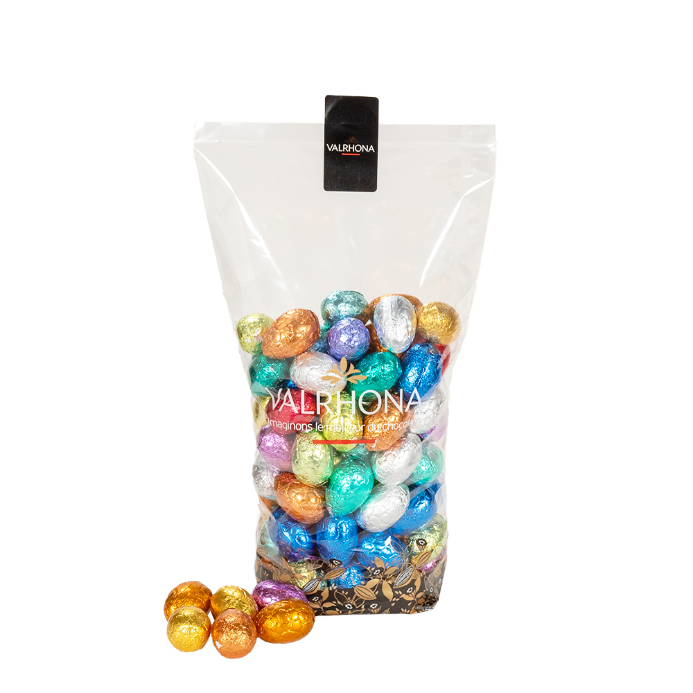 Œufs pralinés sous alu 680gr Valrhona