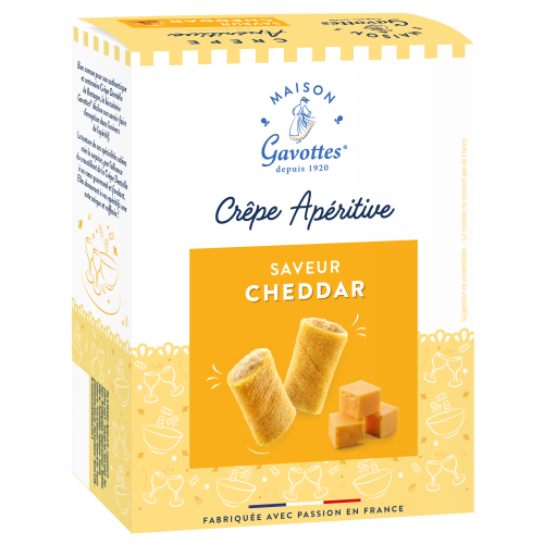 Crêpes Apéritives Saveur Cheddar 110g Maison Gavottes