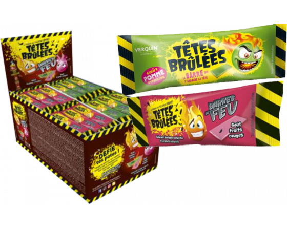 Display de 300 stick Têtes Brulées BARRE DE FEU