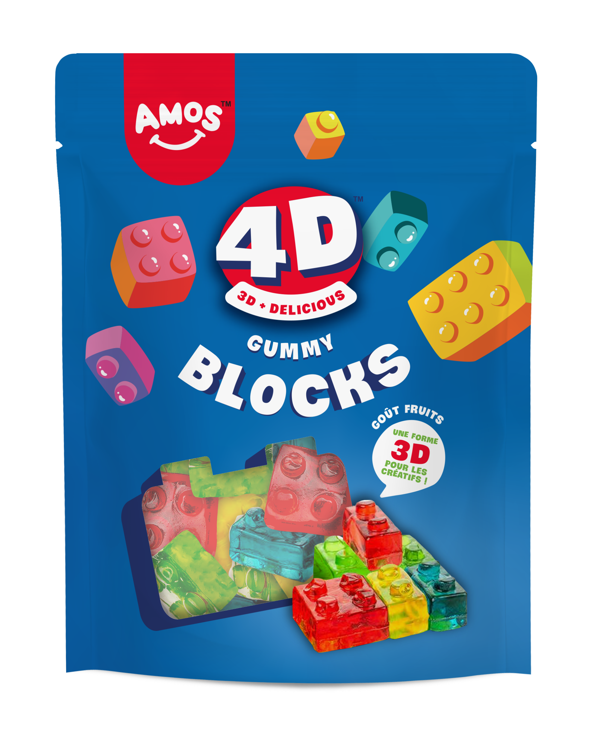 AMOS KIDS BLOCKS LEGO 4D 140GR