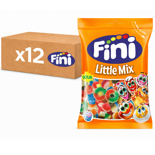 Carton de 12 sachets 90g Little Mix Fizz Fini Halal