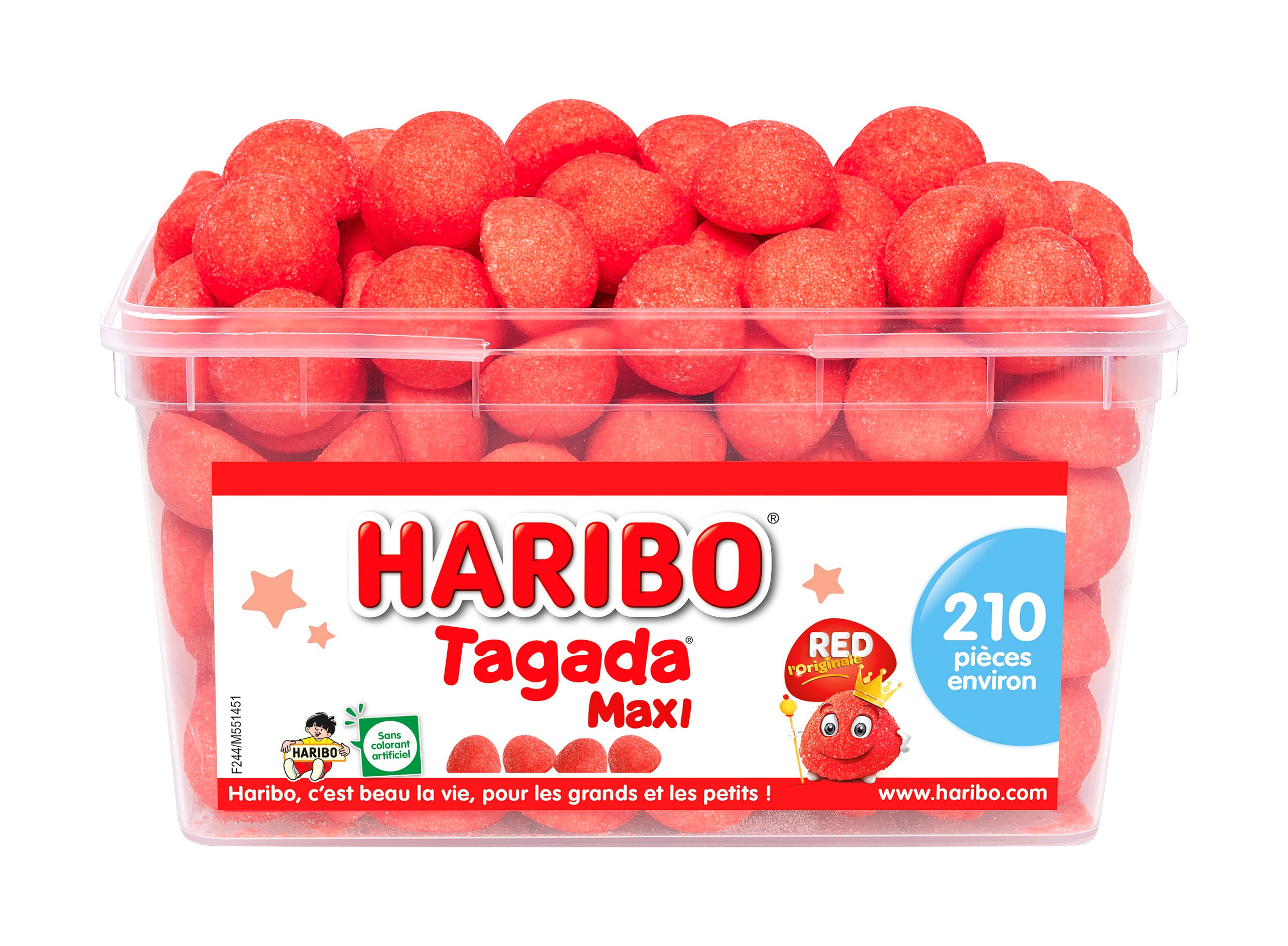 Bac de 210 pièces Tagada l'original Haribo