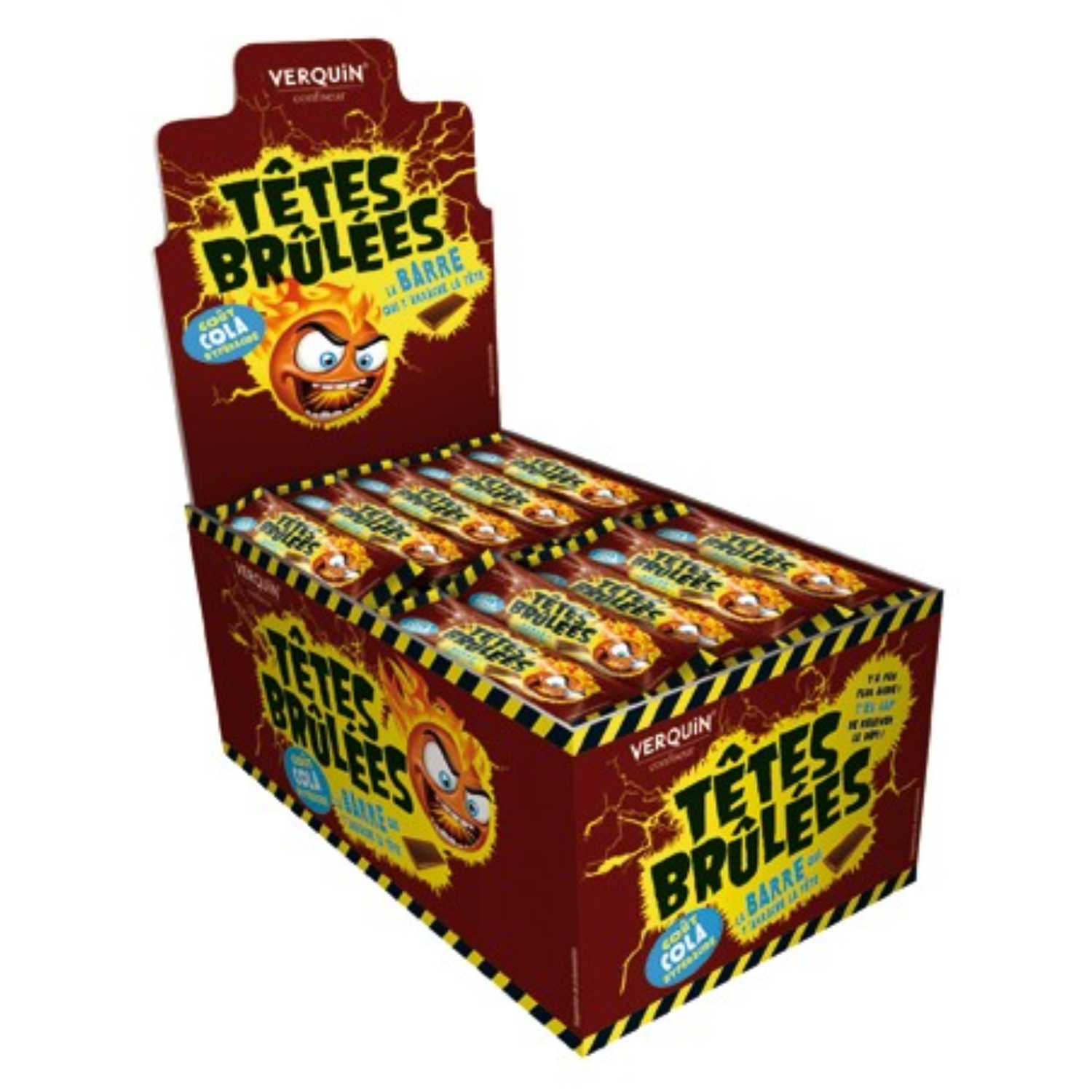 Display de 150 stick Têtes Brulées goût cola