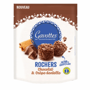Rochers Croustillants Chocolat & Crêpe Dentelle 95g Gavottes