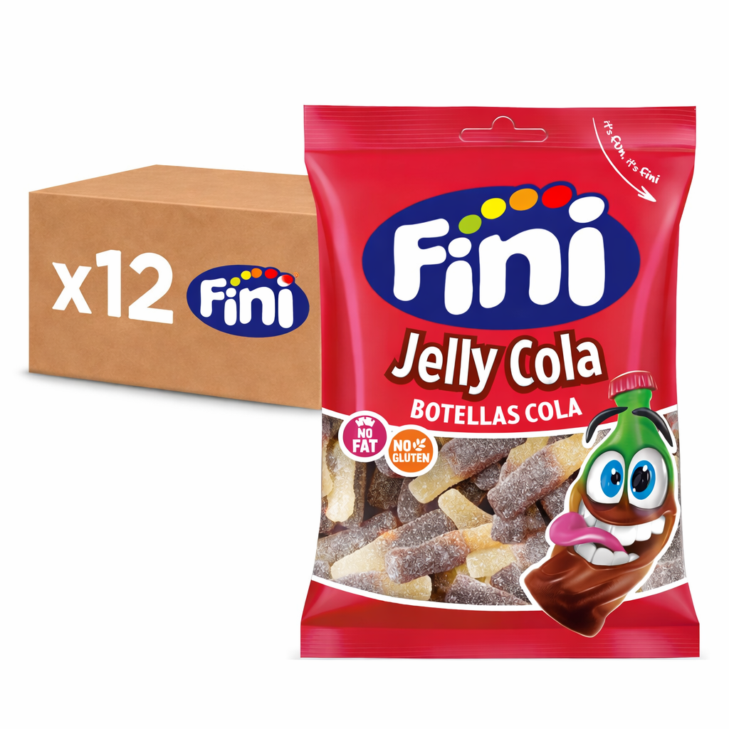Sachet 90g Bouteilles Cola Acides Halal Fini Jelly Cola