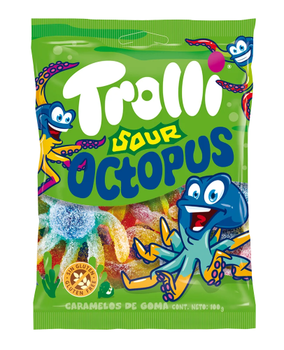 Sac 1Kg Joubini pieuvres acidulées Trolli