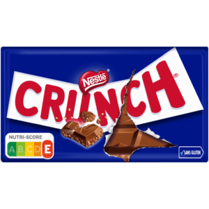 CRUNCH mini tablette 40g – Boîte de 15 chocolats croquants