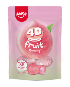 Amos Fruit Pêche 4D 120gr