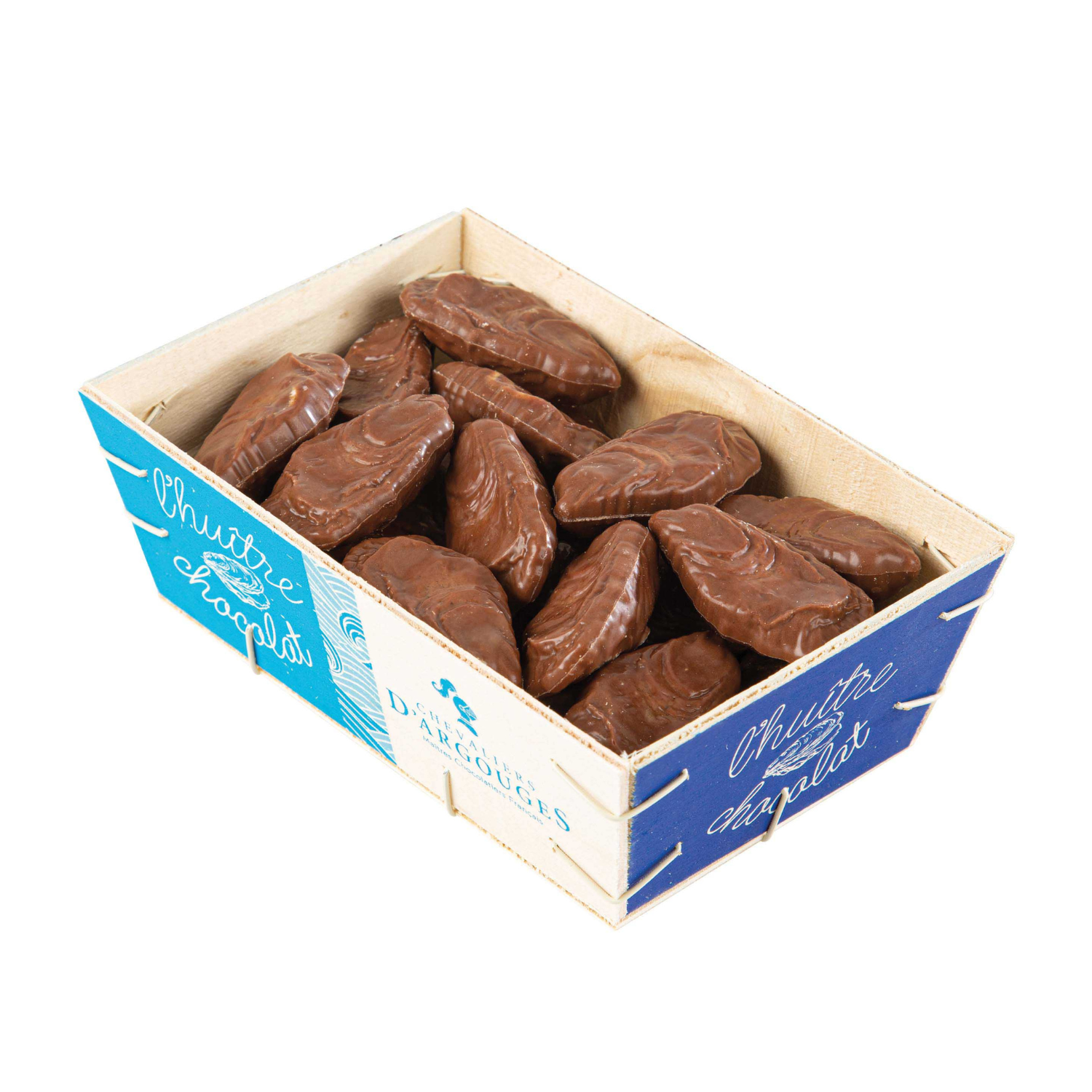 Bourriches huîtres en chocolat praliné Chevaliers d'Argouges 105g