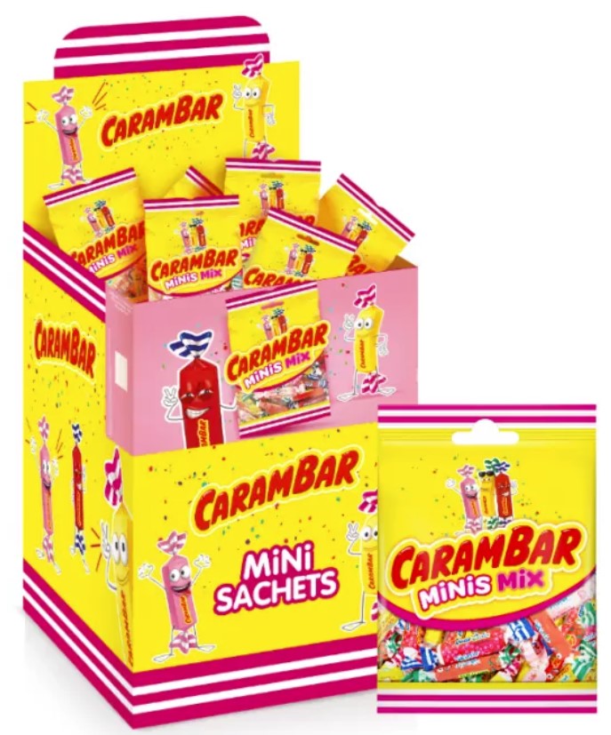 Boîte de 30 mini sachets Carambar mix 35g