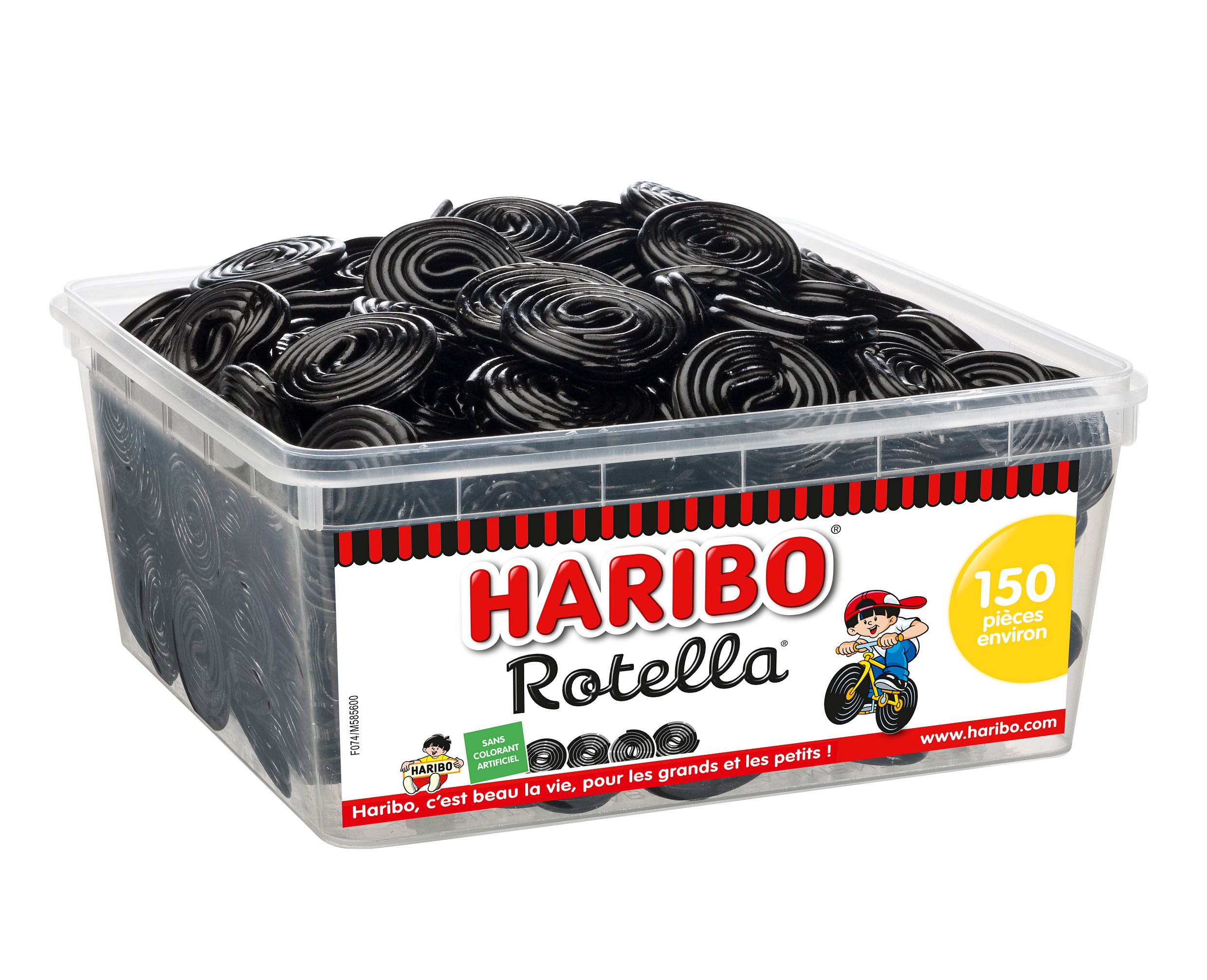 Bac de 150 pièces de Rotella Haribo