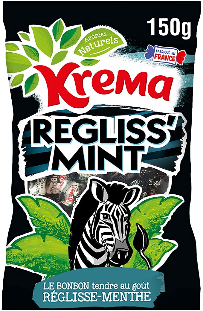 Carton de 12 sachets Reglisse Mint 150gr Krema