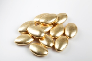 Dragées Chocolat Or, boite de 1kilo, PECOU