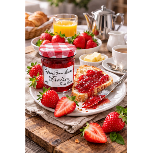 Confiture bonne maman 30gr fraise Confiture bonne maman 30gr fraise