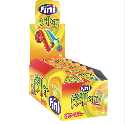ROLLER FANTAISIE HALAL FINI – 18 PIÈCES x 20 GR