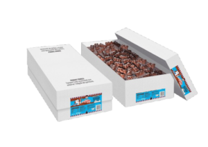 Oursons à la guimauve enrobés de chocolat Cémoi 11,5g – Boîte présentoir 2,5kg (217 pièces)