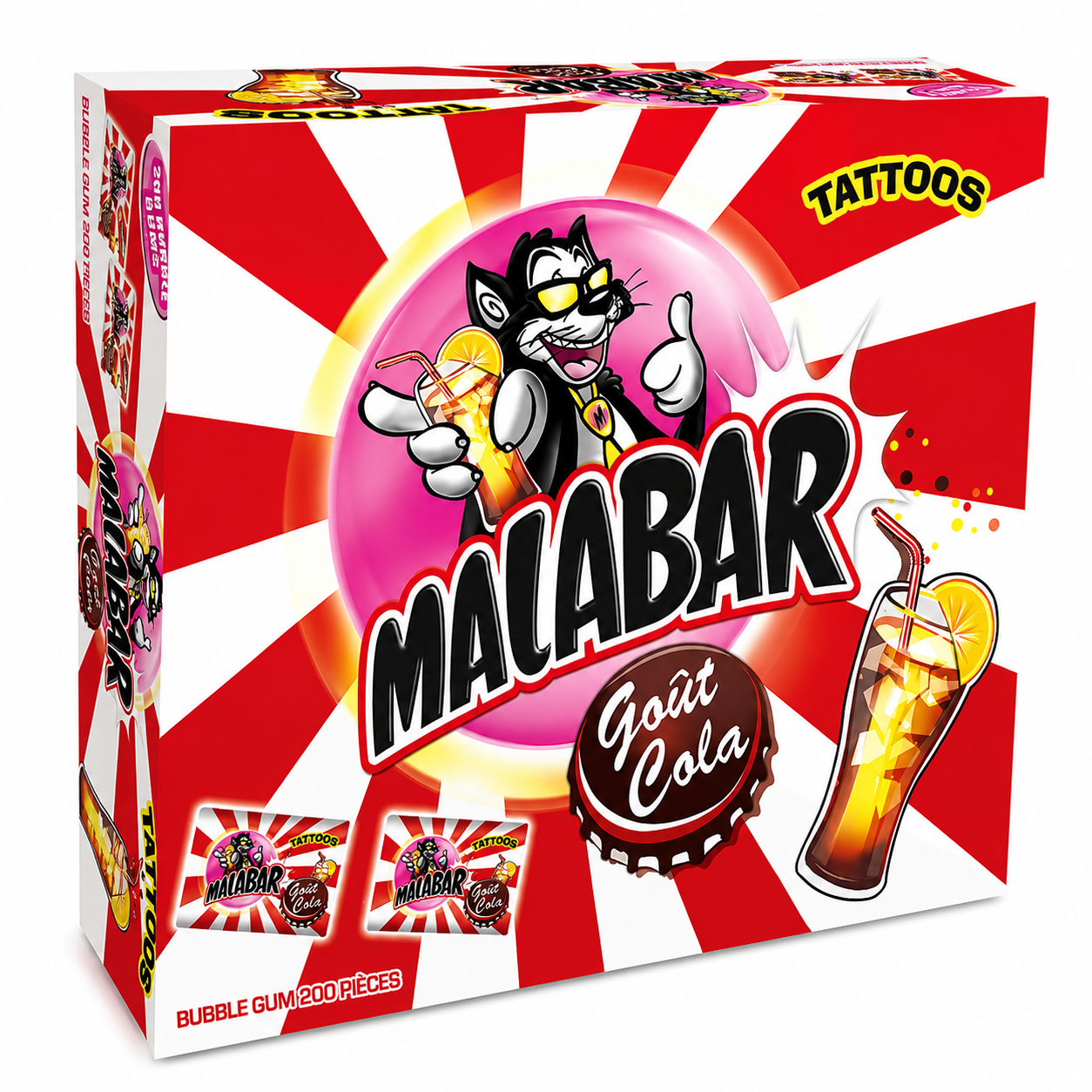 Boite de 200 Malabar cola